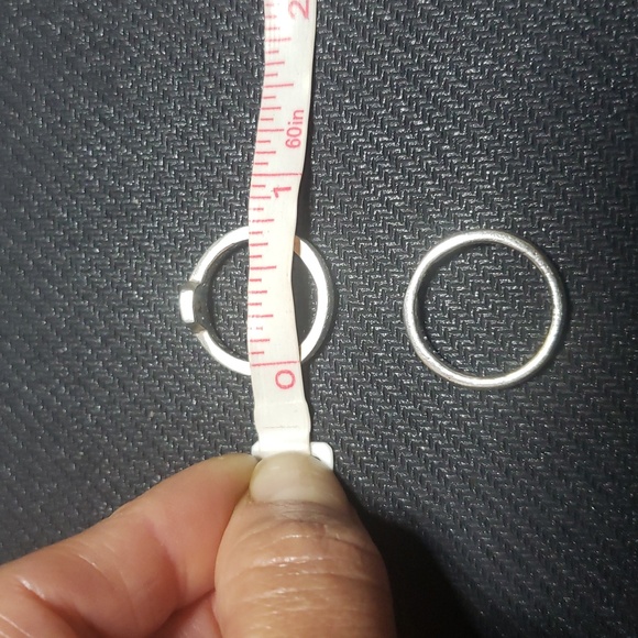Sterling Silver .925 Double Ring - Picture 8 of 8
